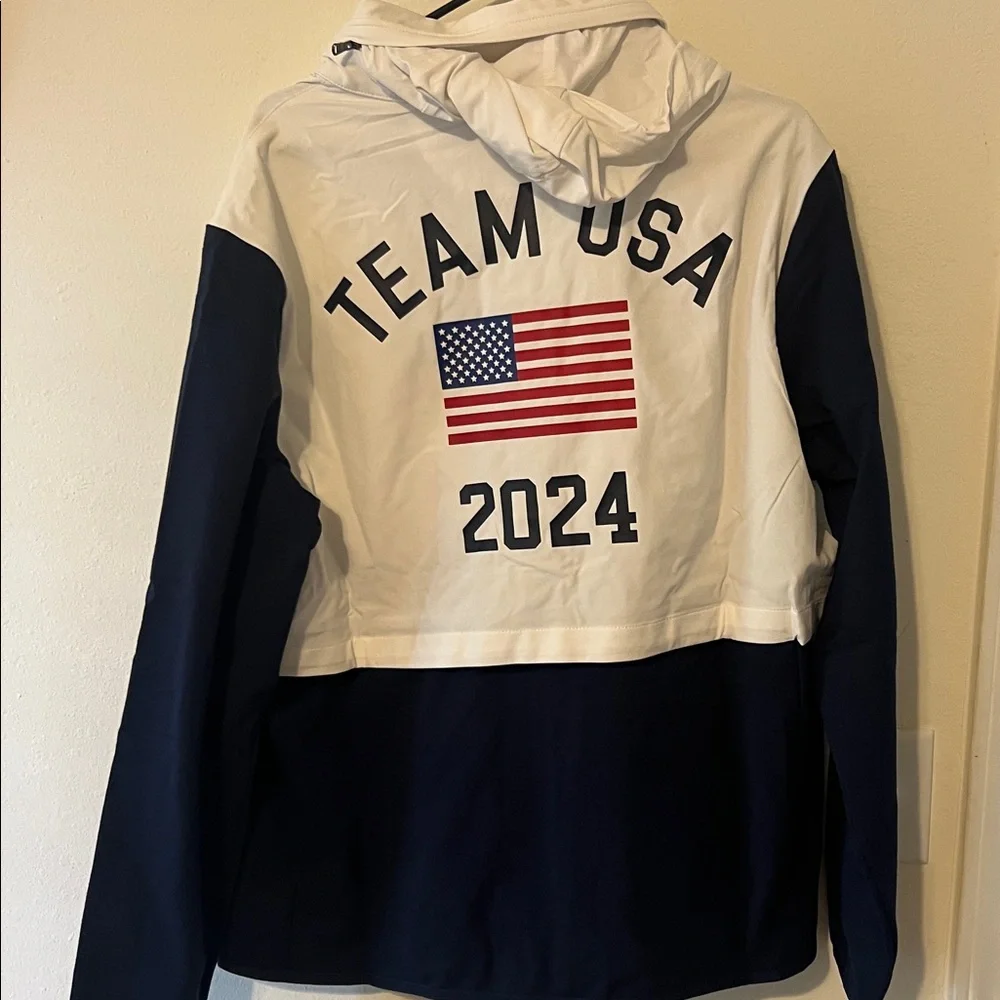 Ralph Lauren Polo Team USA White and Navy Jacket - Picture 4 of 6